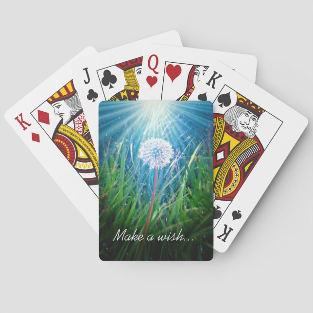 Dandelion Macro Playing Cards (Back)