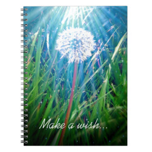 Dandelion Macro Spiral Notebook
