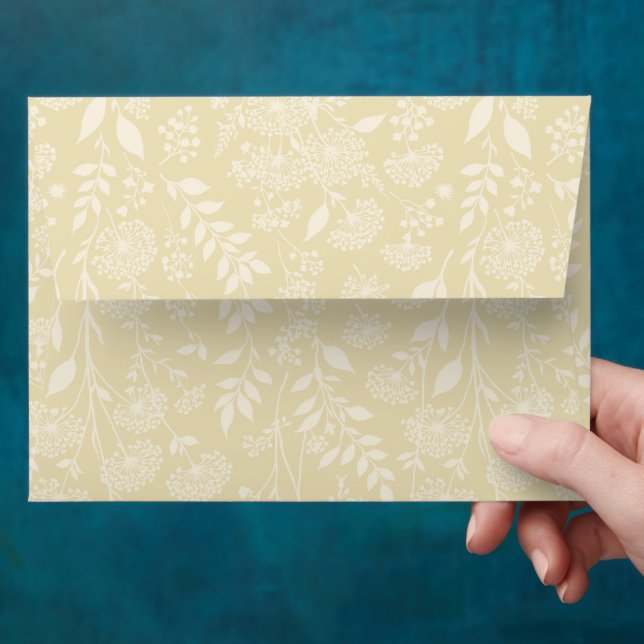 Dandelion Meadow Neutral - Golden Wheat Envelope (Hand)