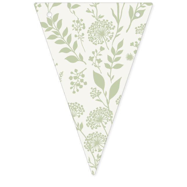 Dandelion Meadow Soft Olive - Neutral Bunting (First Flag)