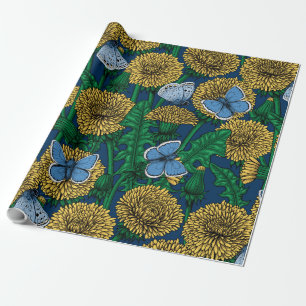 Dandelion medow wrapping paper
