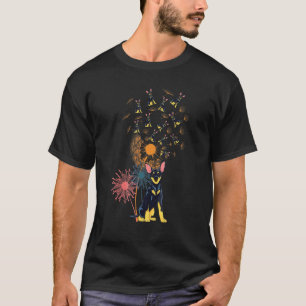 Dandelion Min Pin Dog  Pinscher Pet Animal Min Pin T-Shirt