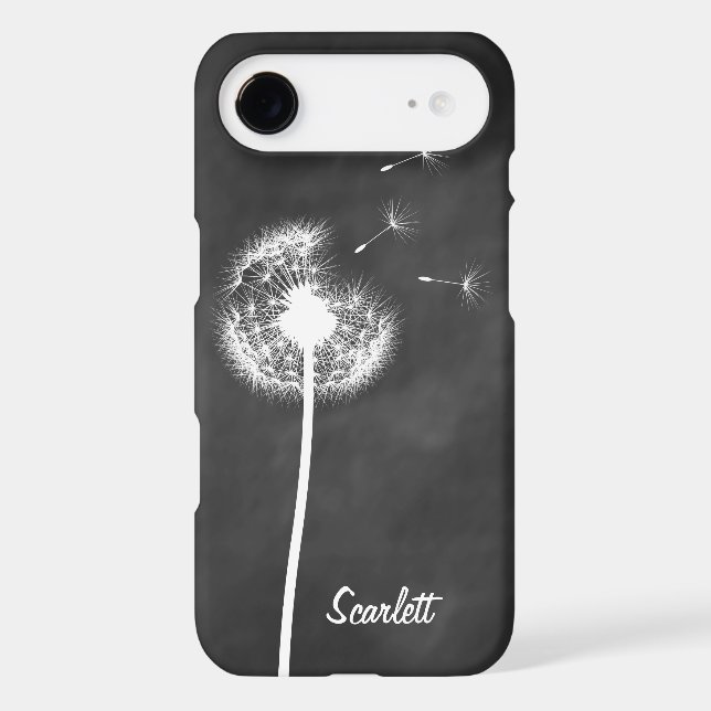 Dandelion Monogram Chalkboard iPhone 6/6s Plus Case-Mate iPhone Case (Back)