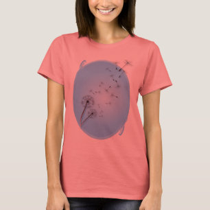 Dandelion on Baby Blue Shirts
