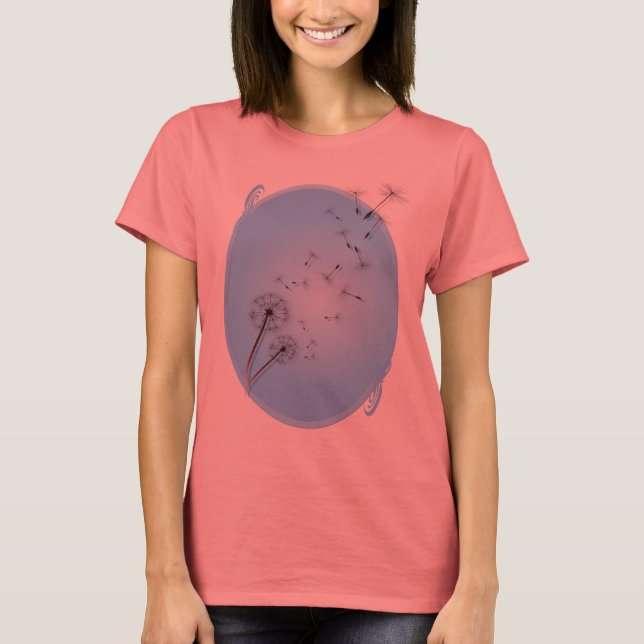 Dandelion on Baby Blue Shirts (Front)