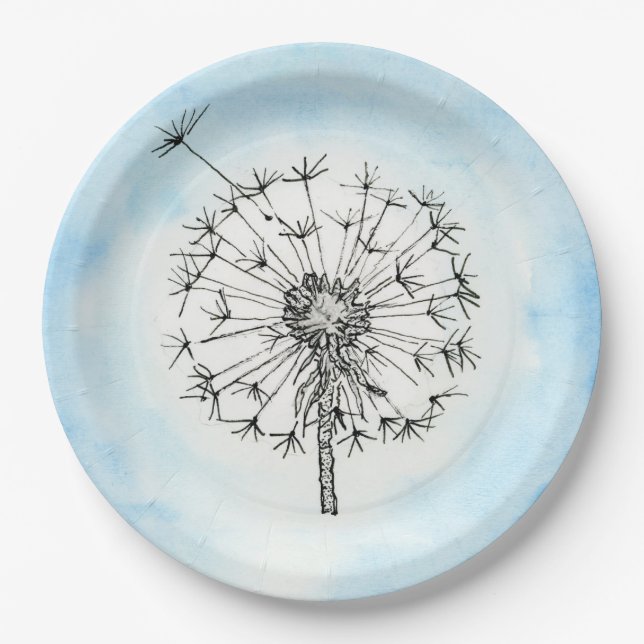 Dandelion Paper Plate (Front)