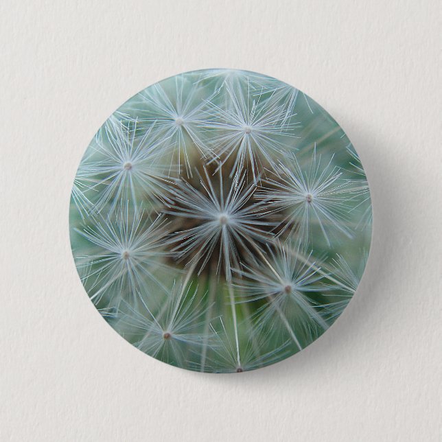 Dandelion pattern 6 cm round badge (Front)