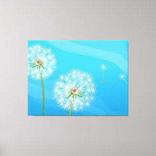 Dandelion Plant Canvas Print
