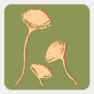 Dandelion Pop Square Sticker