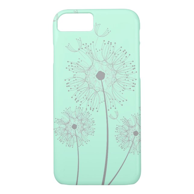 Dandelion pure modern flower art Case-Mate iPhone case (Back)