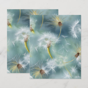 Dandelion Scrapbook Paper 