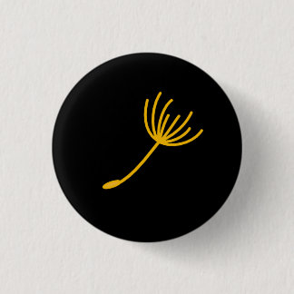 Dandelion seed 3 cm round badge