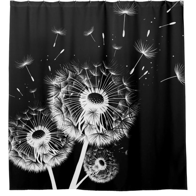 Dandelion Shower Curtain (Front)