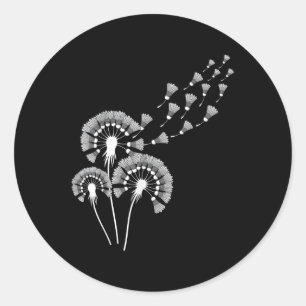 Dandelion Shuttle Shirt For Badminton Player _ Bad Classic Round Sticker