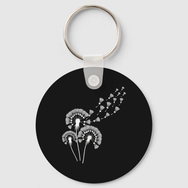 Dandelion Shuttle Shirt For Badminton Player _ Bad Key Ring (Front)