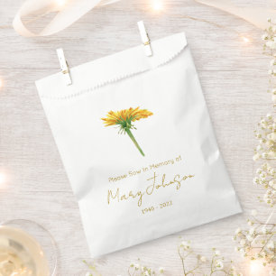 Dandelion Simple Seed packet Funeral Favour Bags