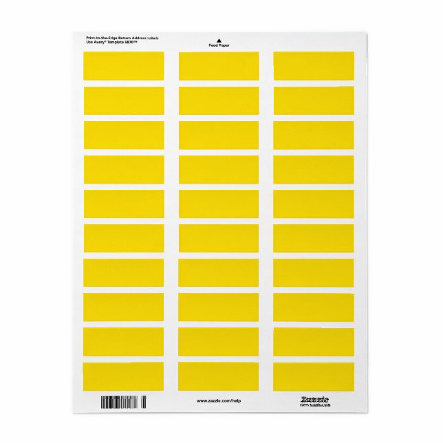 Dandelion (solid colour)  (Full Sheet)