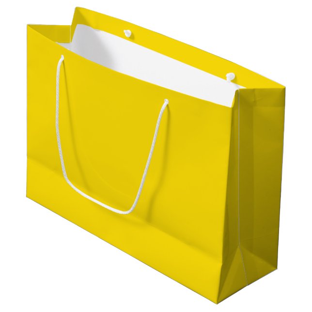 Dandelion (solid colour)  large gift bag (Front Angled)