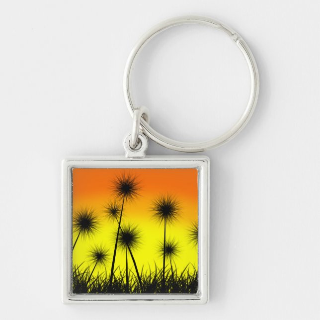 Dandelion Sunrise Key Ring (Front)