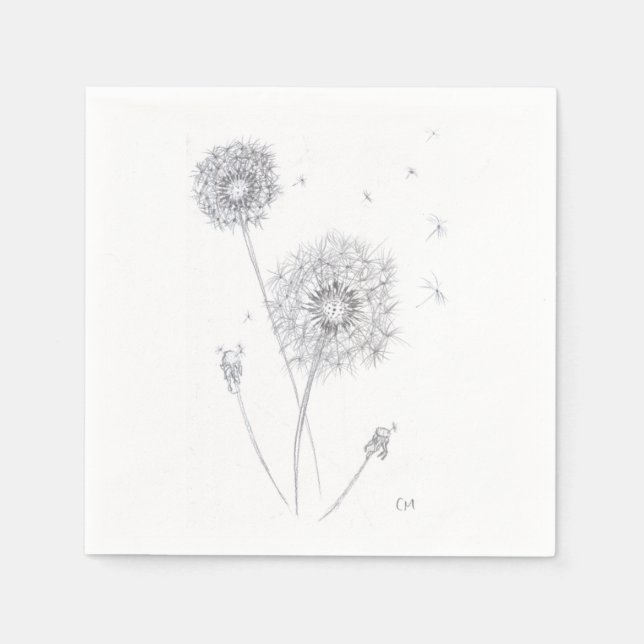 Dandelion Table Napkin (Front)