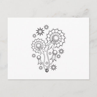 Dandelion Tattoo Design Postcard