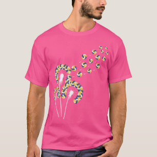 Dandelion Volleyball Ball For Volleyball Player T-Shirt