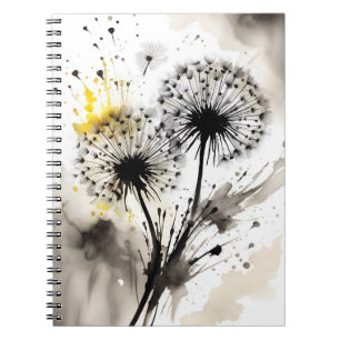 Dandelion - Watercolor flowers Notebook