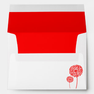 Dandelion Wedding Envelopes