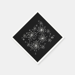 Dandelion, Wild Flowers, and Honey Bees Napkin