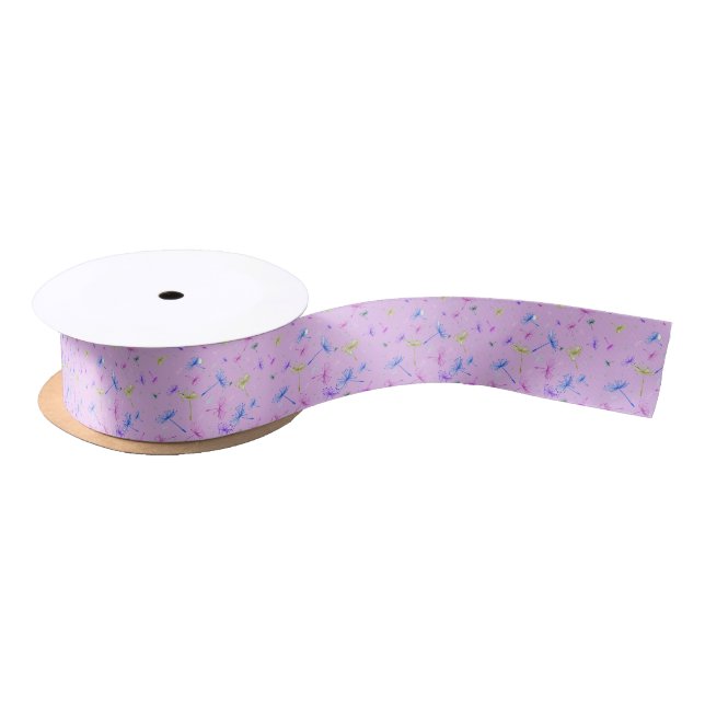 Dandelion Wishes 3 Satin Ribbon (Spool)