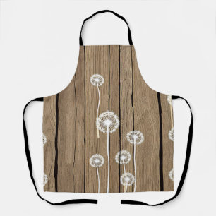 Dandelion Wood Rustic Pattern Apron