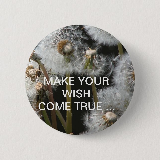 Dandelions 6 Cm Round Badge (Front)