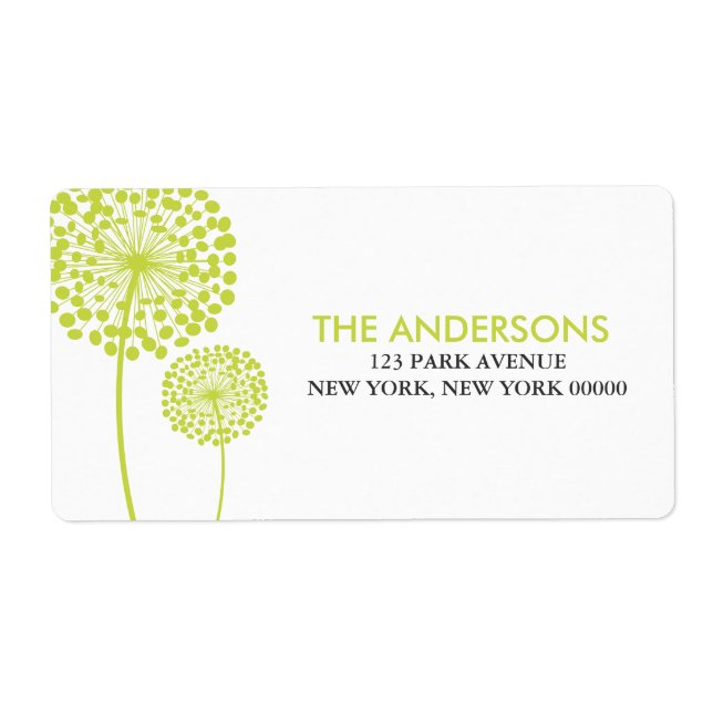 Dandelions Address Labels (Front)