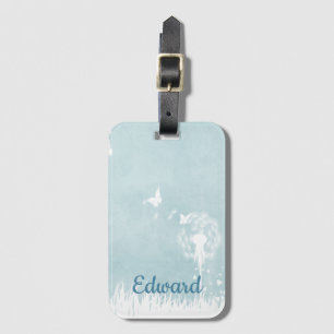 Dandelions, Butterflies & Blue Skies Luggage Tag