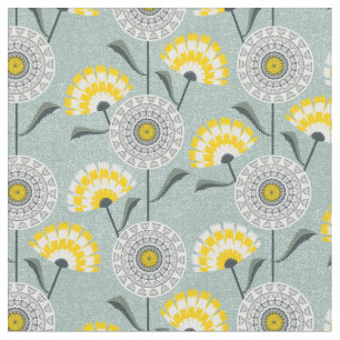 Dandelions field fabric