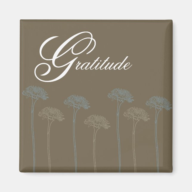 Dandelions Gratitude Magnet (Front)