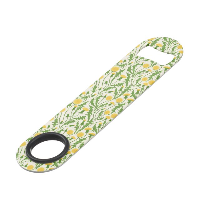Dandelions, green, yellow and white (Front Angled)