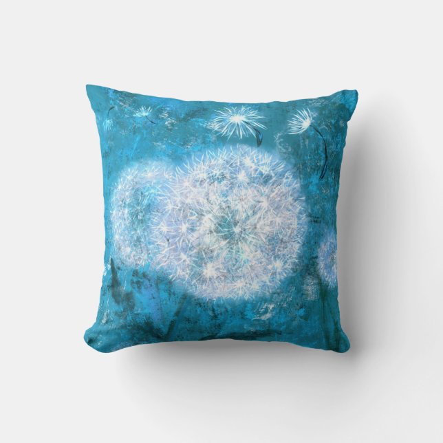 Dandelions in Moon Light Pillow (Front)