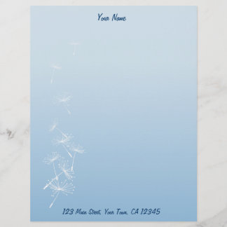 Dandelions Letterhead Template