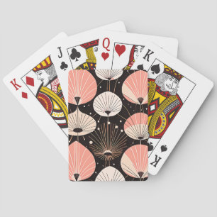 Dandelions -Mid-century- Retro Modern Design Playing Cards