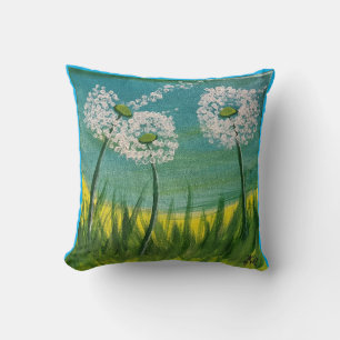 Dandelions - Original Painting and poem Cushion