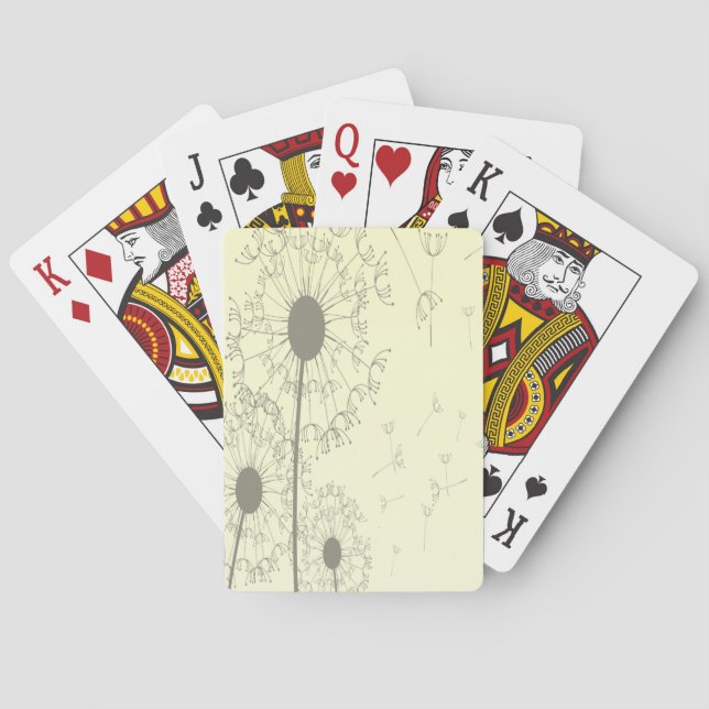 Dandelions Playing Cards (Back)