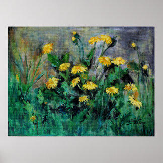 Dandelions Poster