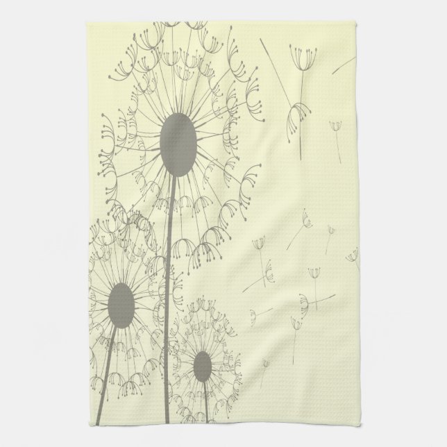Dandelions Tea Towel (Vertical)
