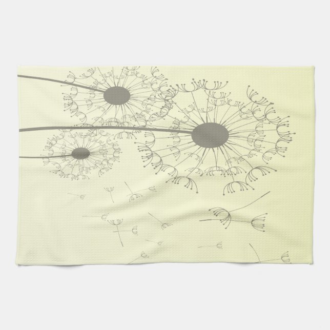 Dandelions Tea Towel (Horizontal)