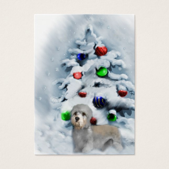 Dandie Dinmont Terrier Christmas (Front)