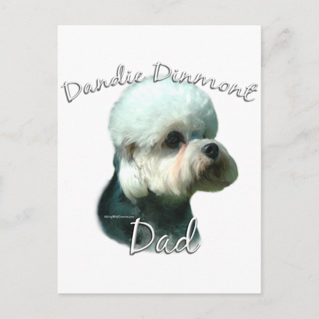 Dandie Dinmont Terrier Dad 2 Postcard (Front)