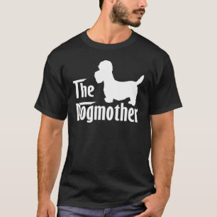 Dandie Dinmont Terrier   Dog Mum Mother's Day T-Shirt