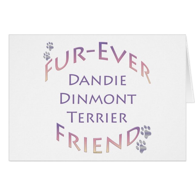 Dandie Dinmont Terrier Furever (Front Horizontal)