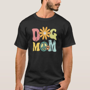 Dandie Dinmont Terrier Groovy Dog Mum Women Pet T-Shirt